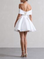 1747577784 satin wedding dresses for bride off shoulder bowknot short homecoming dresses for teens puffy sleeve prom party gown.jpg