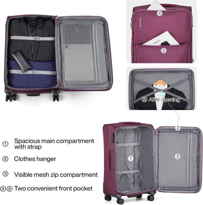 1747579762 hanke 28 inch luggage softside expandable suitcases with spinner wheels travel checked luggage for women menpurple.jpg