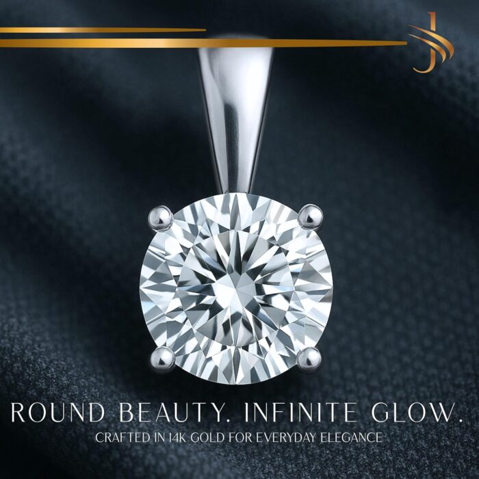 1747606507 14k solid white or yellow gold lab grown moissanite solitaire pendant necklace solid bail round oval pear cushion emerald cut pendant only luxury gift birthday anniversary mothers day.jpg