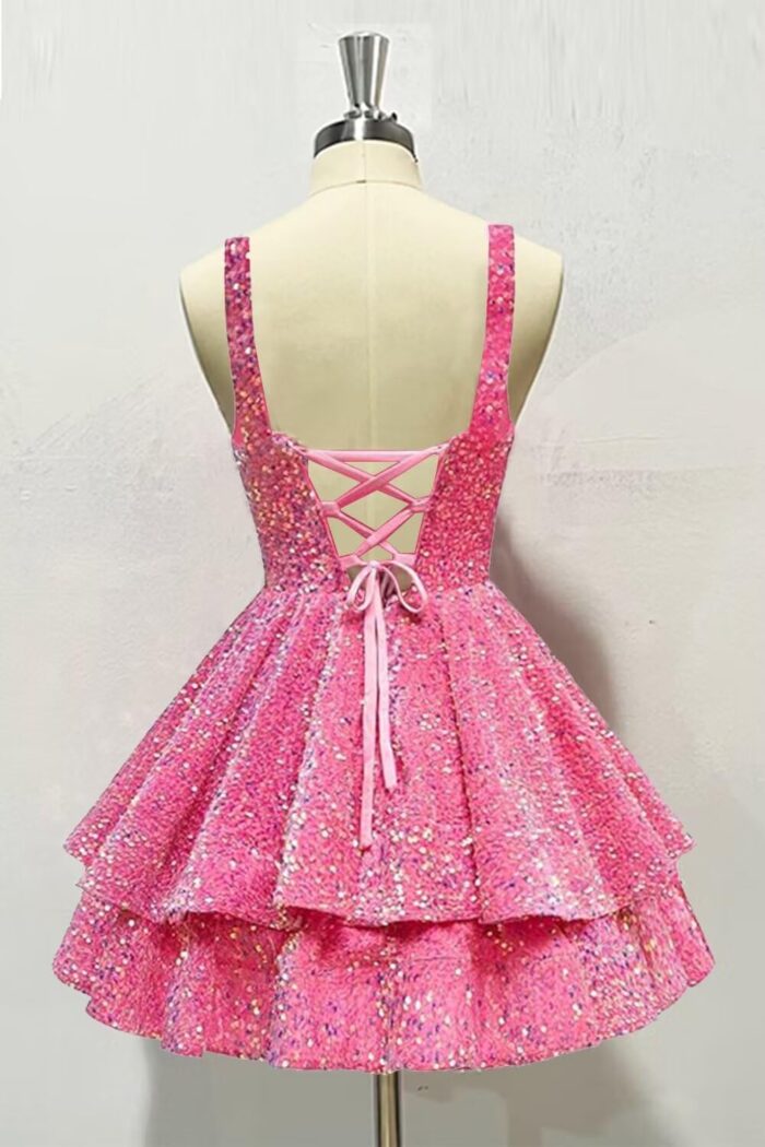 1747610813 short homecoming dresses for teens sparkly sequin spaghetti strap short prom dress sweet 16 cocktail party gown.jpg