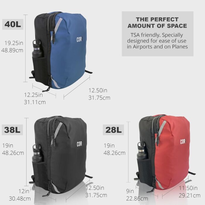1747616316 cor surf carry on travel backpack bundle island hopper travel backpack with toiletry bag and compression packing cube set 40l green.jpg