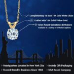 1747617615 gem stone king 14k yellow gold round 5mm gemstone birthstone solitaire pendant necklace gold necklace for women with 18 inch 14k yellow gold chain fine jewelry gifts for her mom women wife.jpg