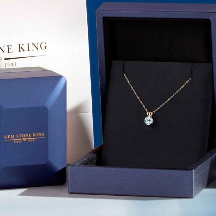 1747617620 gem stone king 14k yellow gold round 5mm gemstone birthstone solitaire pendant necklace gold necklace for women with 18 inch 14k yellow gold chain fine jewelry gifts for her mom women wife.jpg
