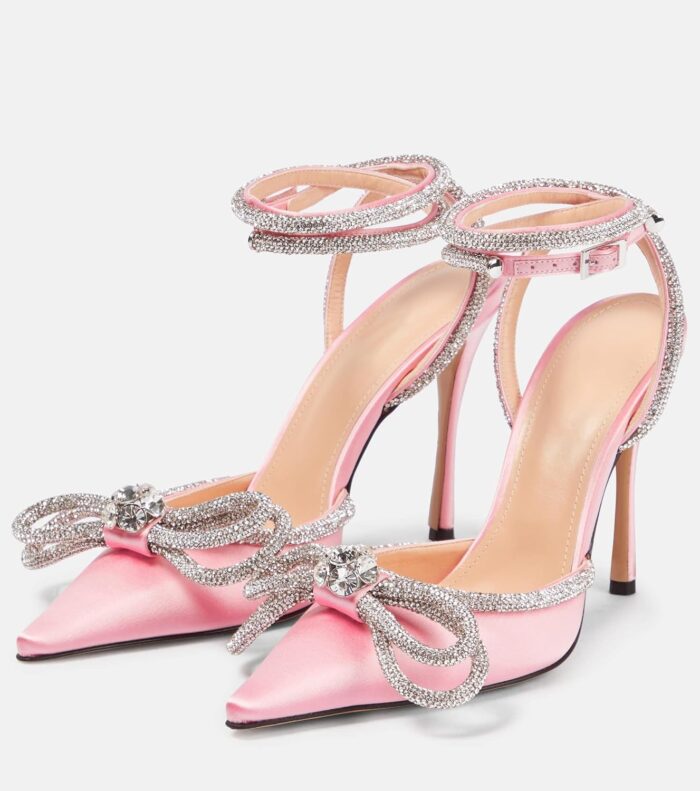 1747617676 janseven rhinestone bow heels black satin bowknot heeled sandals for women ankle strap pumps knotted sparkling high heels closed pointed toe 3 in wedding bridal shoes.jpg