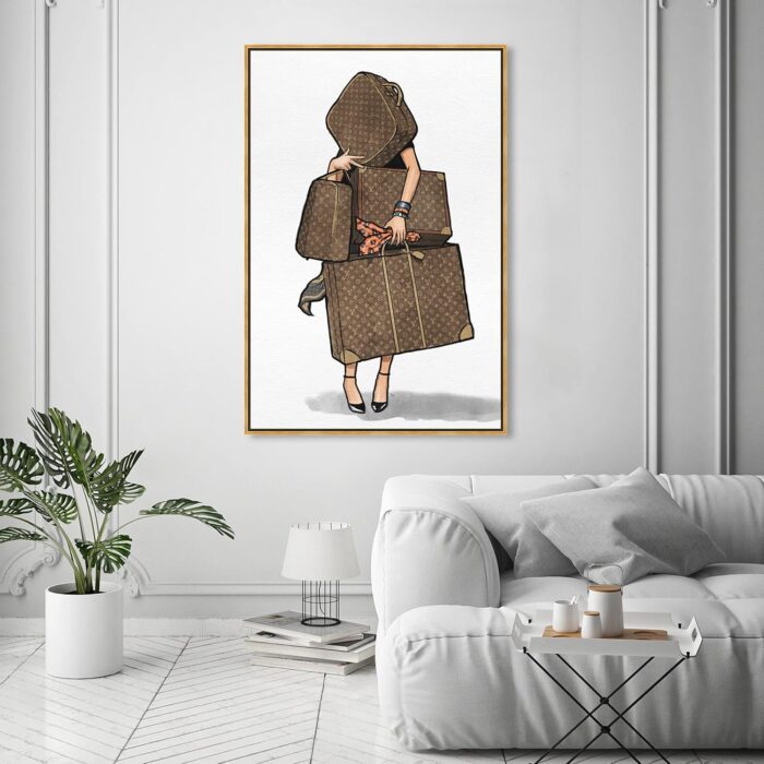 1747623704 the oliver gal artist co. fashion and glam framed wall art canvas prints bags orange travel essentials home decor 36 in x 54 in brown white.jpg