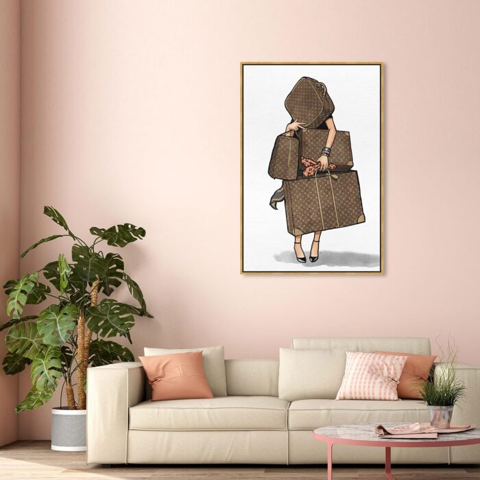 1747623707 the oliver gal artist co. fashion and glam framed wall art canvas prints bags orange travel essentials home decor 36 in x 54 in brown white.jpg