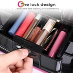 1747631000 byootique 2 in1 soft sided rolling makeup case unseasonable bright cosmetic train case with wheels and removable organizer deep pink.jpg