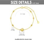 1747632273 sisgem solid 14k gold heart bracelet for women real gold beaded station bracelet anniversary birthday jewelry gifts for her momwife mothers day 6.511 inch.jpg