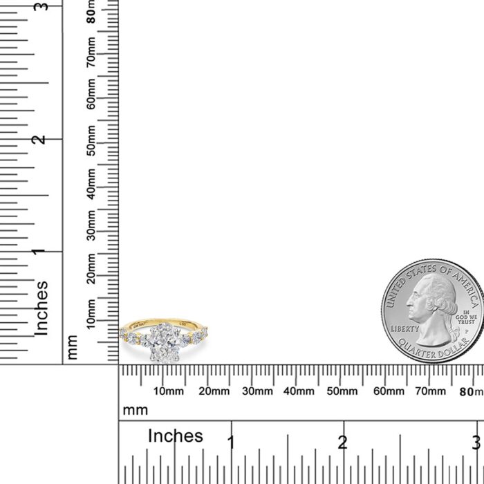1747643285 gem stone king 2 to 2.9 carat 14k two tone gold igi certified oval white lab grown diamond engagement ring for women e f color vs1 vs2 clarity size 5 to 9.jpg