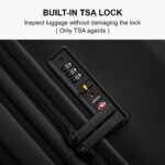 1747652967 level8 hard shell carry on luggage airline approved carry on suitcases with wheels lightweight luminous textured hardside travel bag with tsa lock 20 inch black.jpg