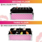 1747656631 topack professional 5 in 1 rolling makeup train case large makeup travel case with key shoulder straphandle cushion，makeup train case organizer，cosmetology case on wheels i white.jpg