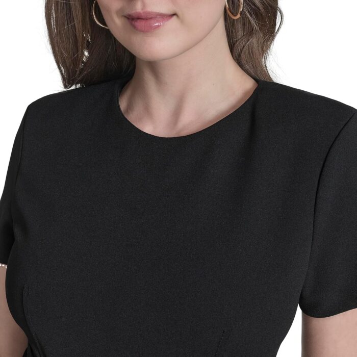 1747658478 halston womens short sleeve scuba sheath dress.jpg