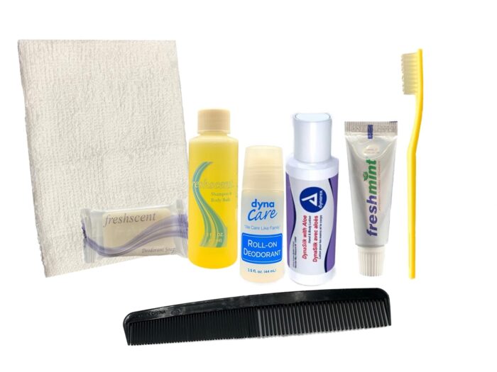 1747660276 wnl products 1400sub 50pack deluxe adult comfort kit in clear pouch premium essential wholesale personal hygiene toiletry supplies 50 pack.jpg