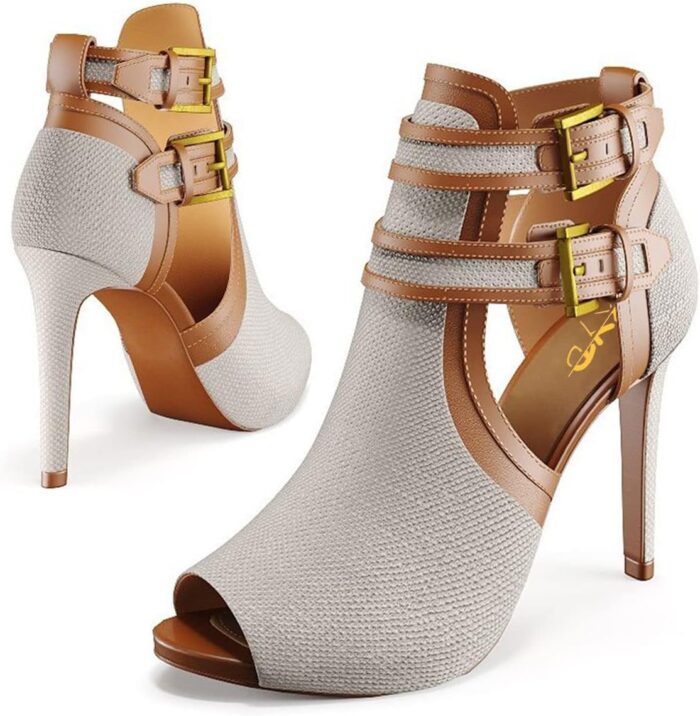 1747665315 xyd women peep toe sandal ankle booties dual buckled straps stiletto heels stylish cutout event party pumps shoes.jpg