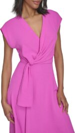 1747669454 halston womens cross front v neck fit flare dress.jpg