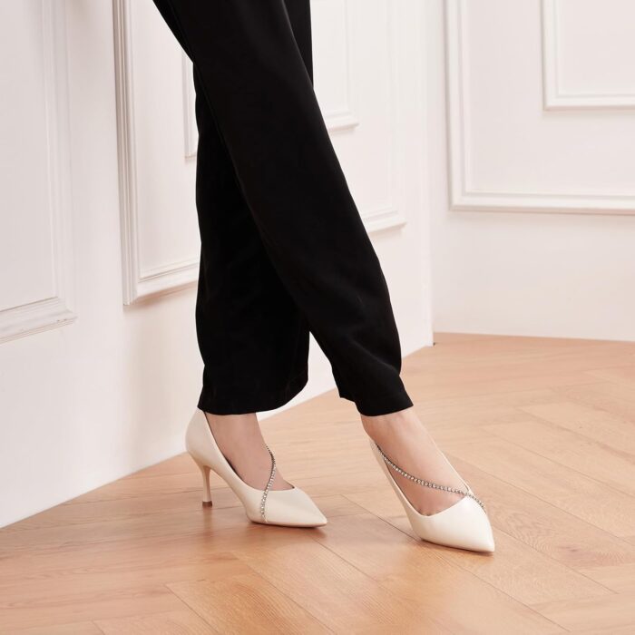 1747680022 c.paravano womens pumps crystal chain heels pointed toe kitten heel comfortable dress shoes elegant party wedding designer shoes.jpg