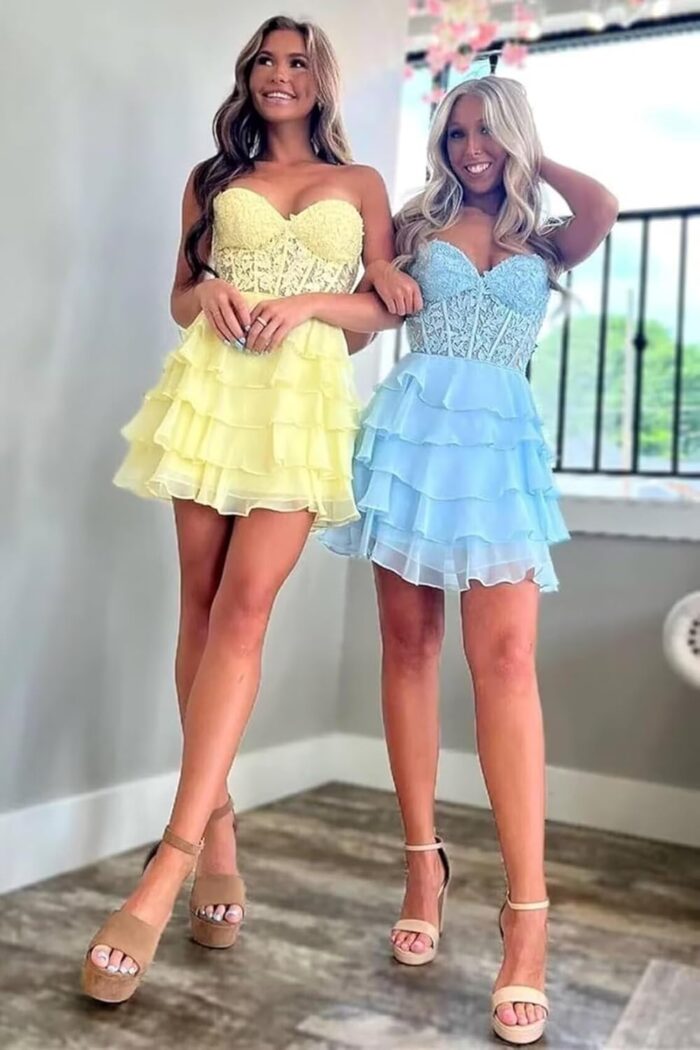 1747687757 short homecoming dresses for teens lace appliques tiered chiffon prom dress lw105.jpg