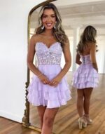 1747687761 short homecoming dresses for teens lace appliques tiered chiffon prom dress lw105.jpg