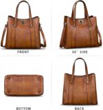 1747713866 genuine leather handbags for women satchel purses vintage handmade shoulder bag cowhide top handle handbag totes.jpg