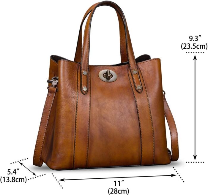 1747713868 genuine leather handbags for women satchel purses vintage handmade shoulder bag cowhide top handle handbag totes.jpg
