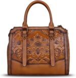 1747724836 genuine leather purses and handbags for women vintage embossed leather top handle satchel crossbody shoulder bag with strap.jpg