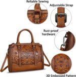 1747724842 genuine leather purses and handbags for women vintage embossed leather top handle satchel crossbody shoulder bag with strap.jpg