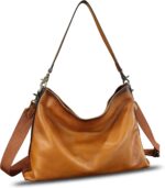 1747728496 genuine leather shoulder bag for women vintage real leather tote bag hobo bag crossbody bag handbag satchel purse brown.jpg