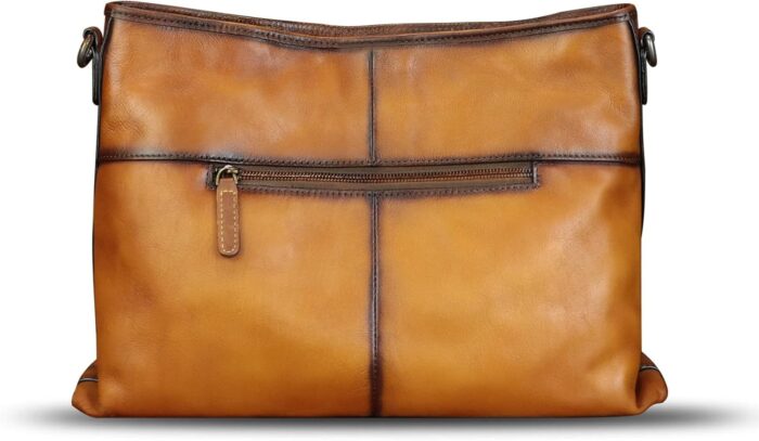 1747728497 genuine leather shoulder bag for women vintage real leather tote bag hobo bag crossbody bag handbag satchel purse brown.jpg
