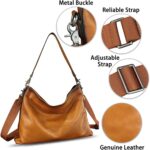 1747728502 genuine leather shoulder bag for women vintage real leather tote bag hobo bag crossbody bag handbag satchel purse brown.jpg