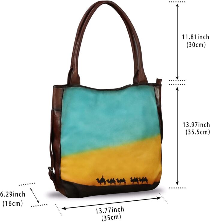 1747732160 genuine leather shoulder bag purse for women retro top handle bags handmade vintage crossbody tote handbags purse.jpg