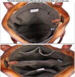 1747732164 genuine leather shoulder bag purse for women retro top handle bags handmade vintage crossbody tote handbags purse.jpg