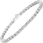18k yellowwhite gold plated silver emerald shape bracelet with 2.60 3.95 carat tcw d color vvs clarity 4 prongbezel setting diamonds bracelet for women gift for her comes with gift box.jpg