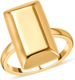 18k gold ring 2.5 grams real yellow bar solid gold rings for women wedding anniversary engagement jewelry mothers day gifts for her.jpg