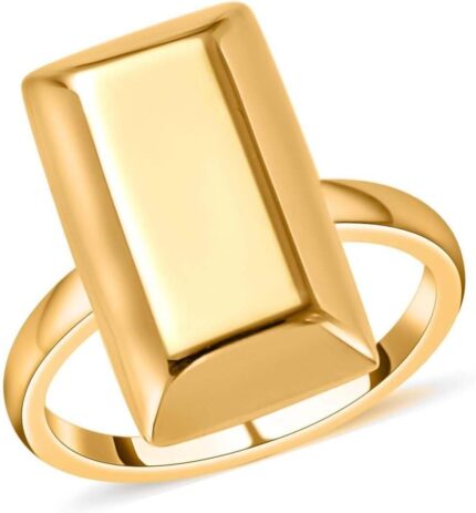 18k gold ring 2.5 grams real yellow bar solid gold rings for women wedding anniversary engagement jewelry mothers day gifts for her.jpg