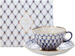 2 pieces blue afternoon tea set romantic wedding birthday gifthigh end exquisite cup and saucer set porcelain coffee set for adultsfamily gathering living room party.jpg