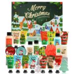 2024 limited edition advent calendar christmas hand cream gifts sets for women 24pcs spa gift set bubble bath body scrub shower gel body lotion soap loofah christmas tree bath bomb.jpg