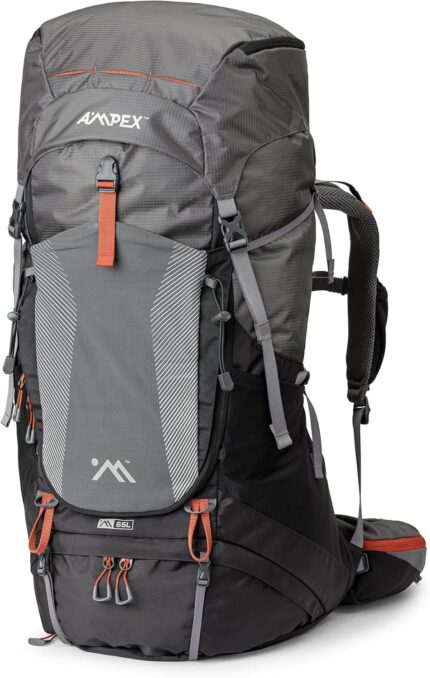 Ampex hiking backpack camping essentials lightweight backpack for men women travel bag for backpacking camping hunting and more 65 liter.jpg