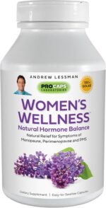 Andrew lessman womens wellness 360 capsules naturally relieves pms menopause and perimenopause symptoms with soy isoflavones egcg cranberry broccoli and more. easy to swallow capsules.jpg
