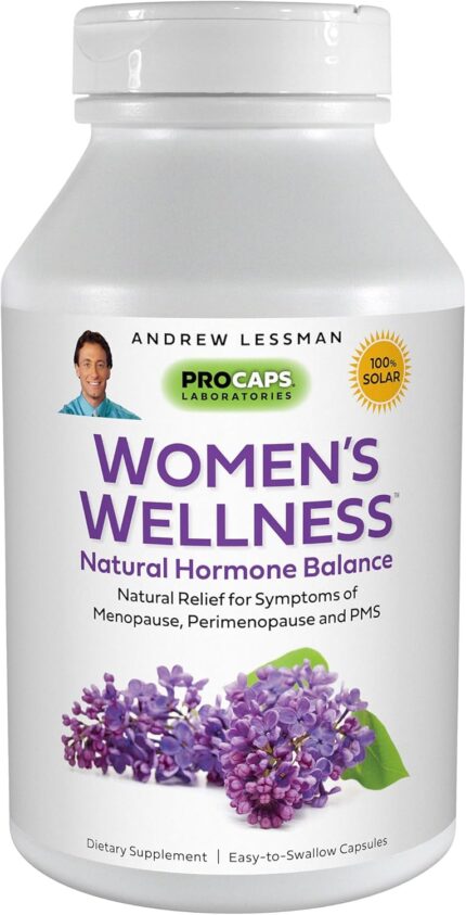 Andrew lessman womens wellness 360 capsules naturally relieves pms menopause and perimenopause symptoms with soy isoflavones egcg cranberry broccoli and more. easy to swallow capsules.jpg
