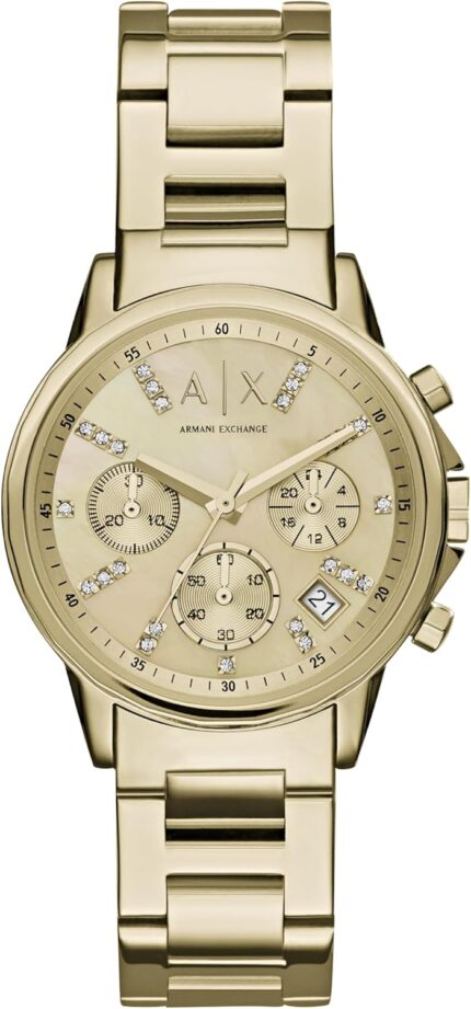 Ax armani exchange womens watch chronograph watch for women with stainless steel or leather band.jpg