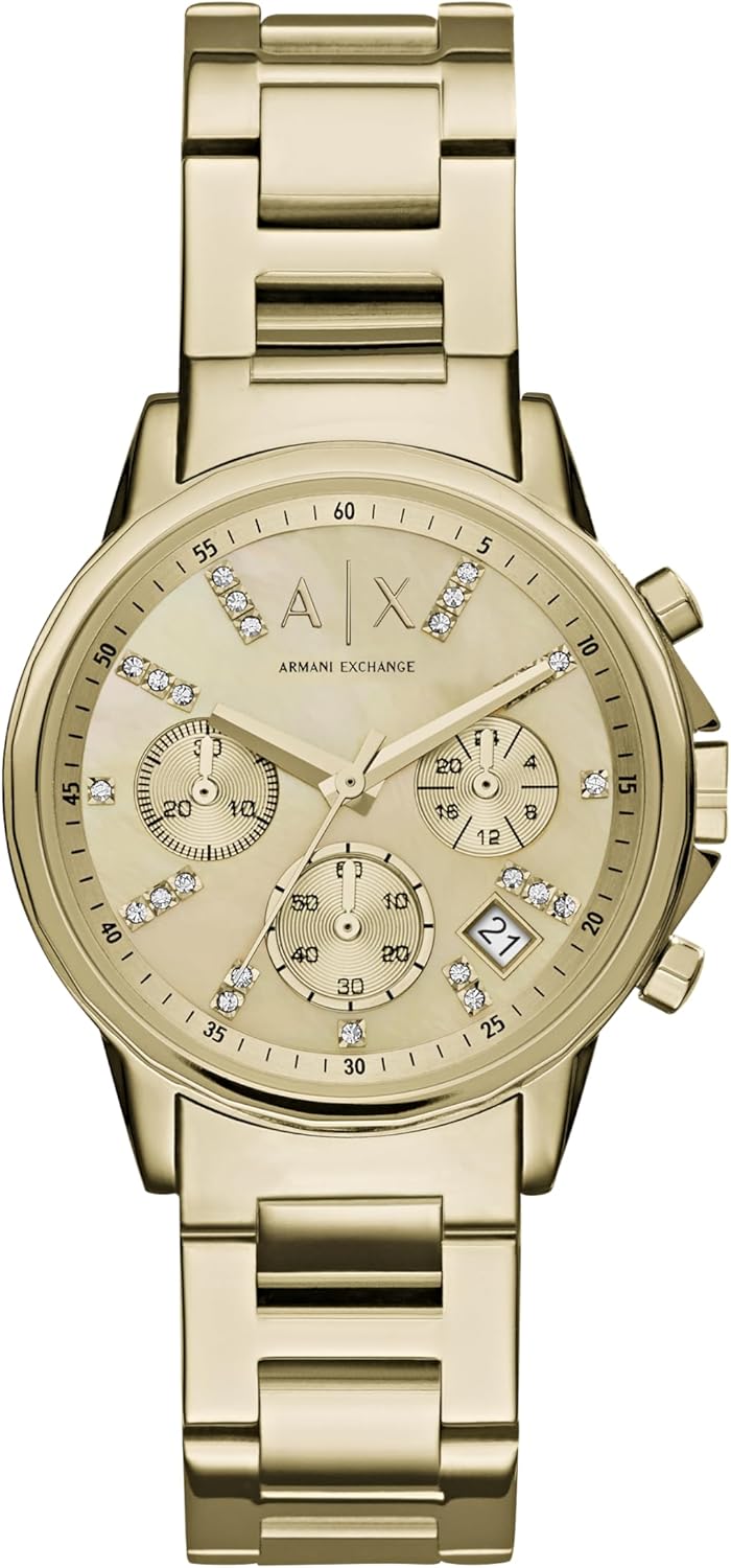 Ax armani exchange womens watch chronograph watch for women with stainless steel or leather band.jpg