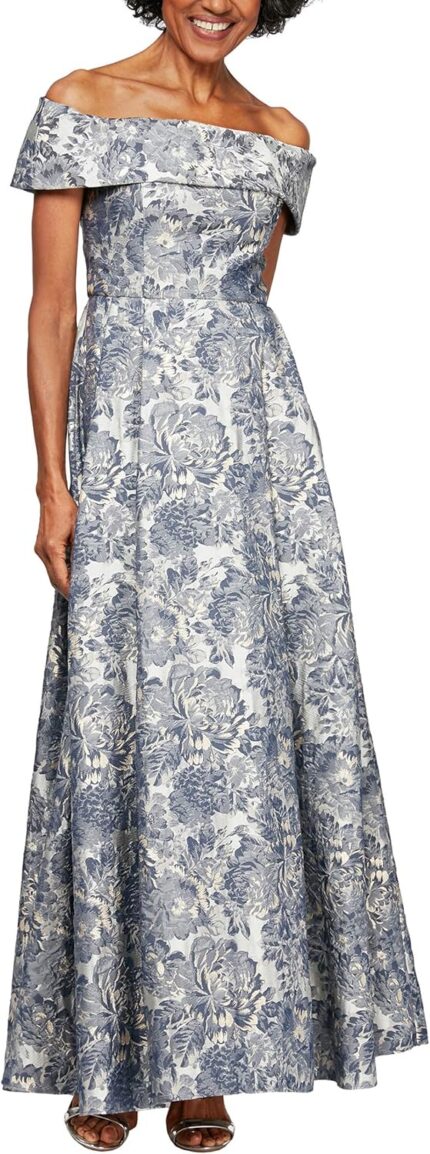 Alex evenings womens formal long ballgown mother of the bride dress with pockets.jpg