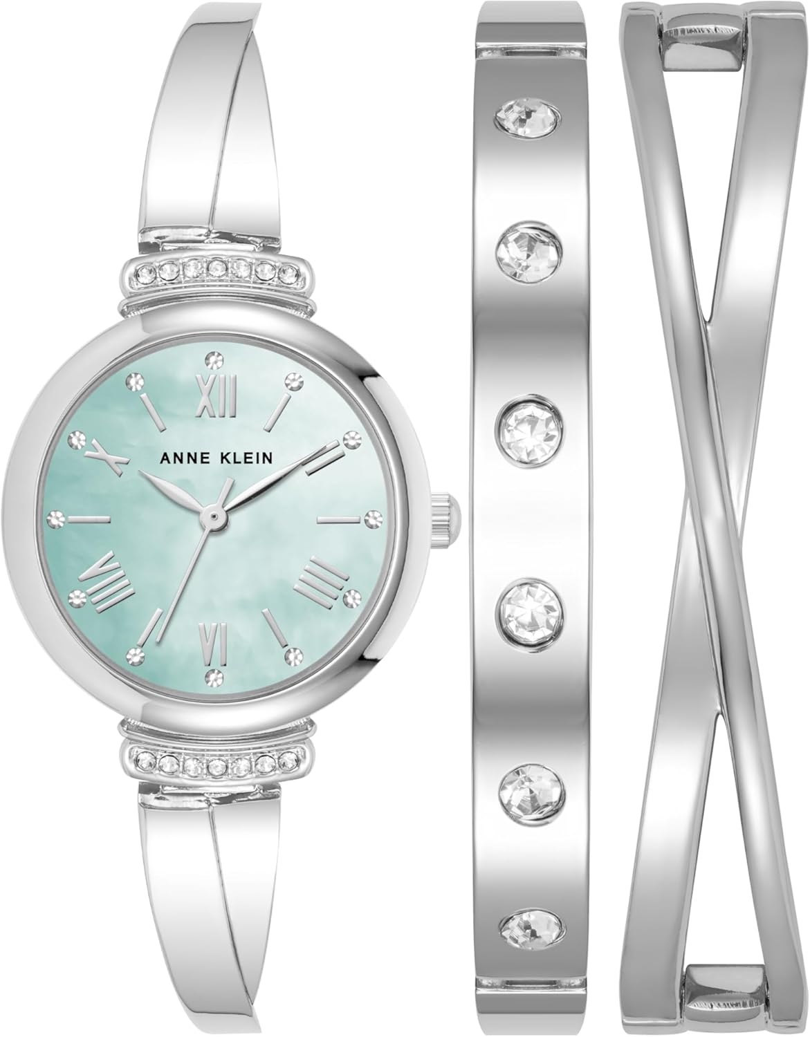 Anne klein womens premium crystal accented bangle watch set ak2245.jpg