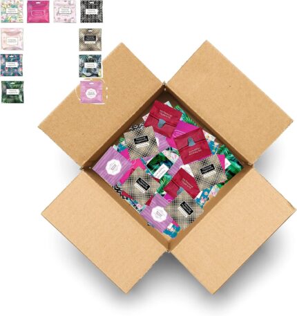 Assorted menstrual kit all in one 60 pack convenience on the go period kit pack for travelling tweens teenagers or just when youre out individually wrapped feminine hygiene product.jpg