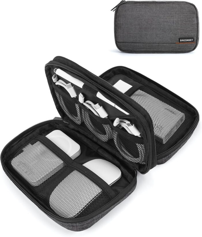 Bagsmart electronic organizer travel case cord organizer travel cable bag charger pouch tech pouch as travel accessories for phone power bank sd card black.jpg