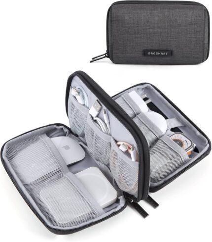 Bagsmart electronics organizer travel case cable charger cord tech organizer pouch for phone charger accessories black.jpg