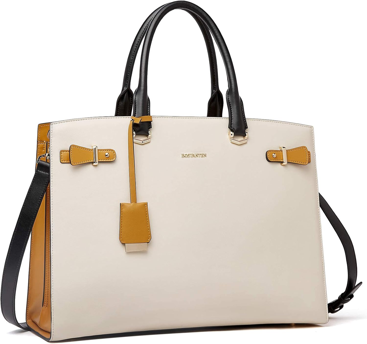 Bostanten briefcase for women 15.6 inch genuine leather laptop briefcase shoulder work tote bag purse.jpg