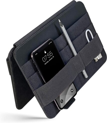 Beblau fold pro portable tech organizer – attachable device pouch desk sleeve gadget case for office and home work from home essentials flexible backpack insert fits 13 15.jpg