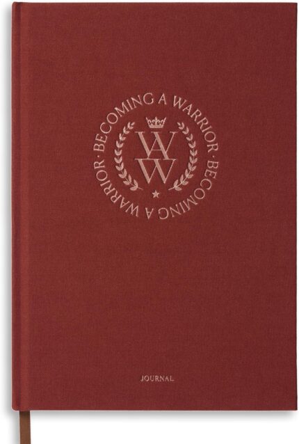 Becoming a warrior guided journal for women 100 prompts for self discovery gratitude facing fears b5 large undated manifestation journal notebook for long format writing reflection created.jpg