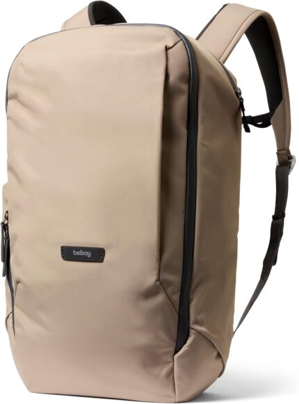 Bellroy transit workpack 26 liters laptops up to 16 tech accessories gym gear shoes water bottle daily essentials stone.jpg